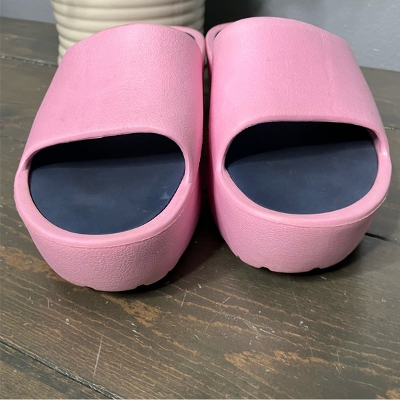 Steve Madden Sandals 7 Pink Coquette Chunky Platform - Picture 3 of 12